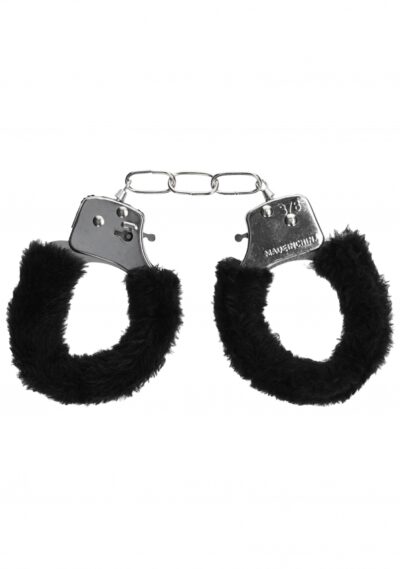 Beginner's Furry Hand Cuffs With Quick-Release Button - BDSM skirti antrankiai 2