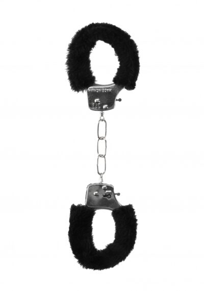 Beginner's Furry Hand Cuffs With Quick-Release Button - BDSM skirti antrankiai 4