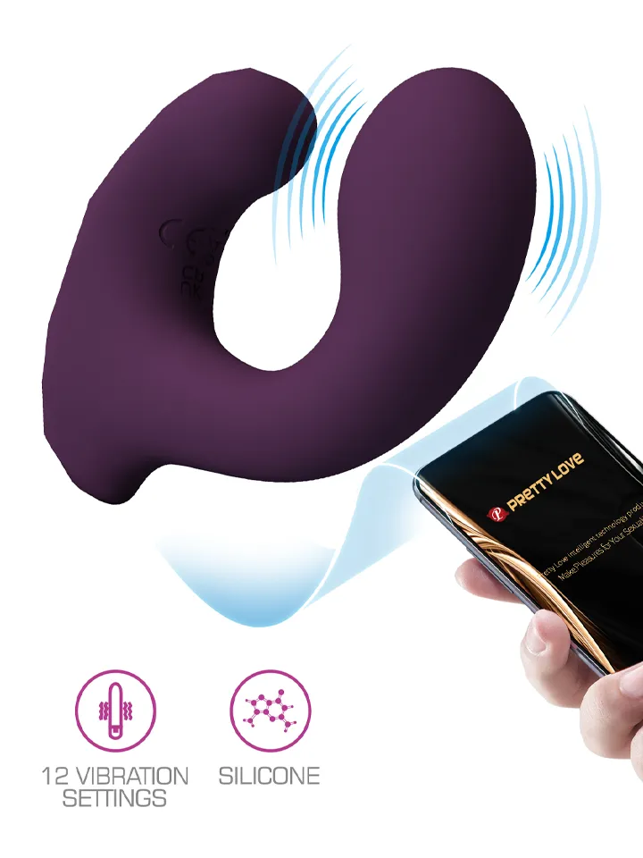 Billy Remote Control Dual Stimulation Vibrator - APP kontroliuojamos poros vibratorius 1 [full]
