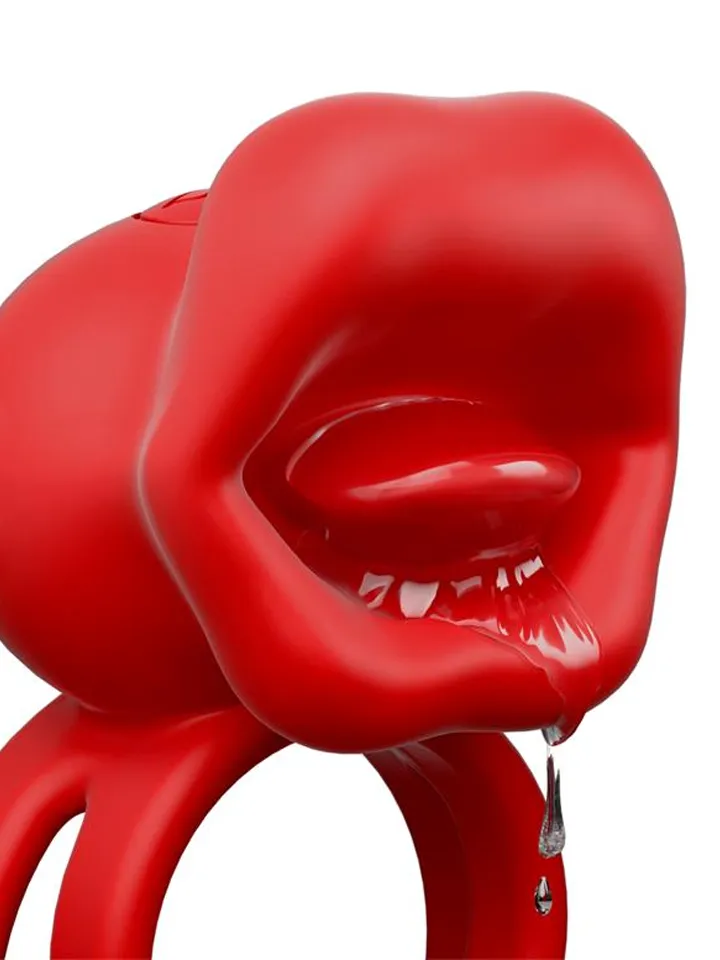 Bittey Cock Ring With Vibration & Biting - Vibruojantis gaidžio žiedas 3 [full]