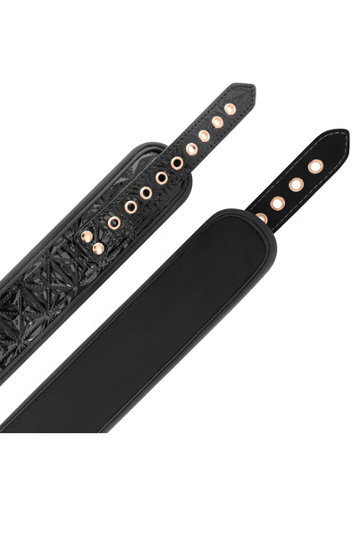 Black Edition Collar With Nipple Clamps - Karoliai su krūties spaustukais 2