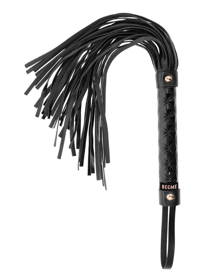 Black Edition Vegan Leather Flogger - Floggeris 1 [full]