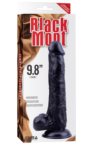Black Veined Dong 25 cm - Dildo 3