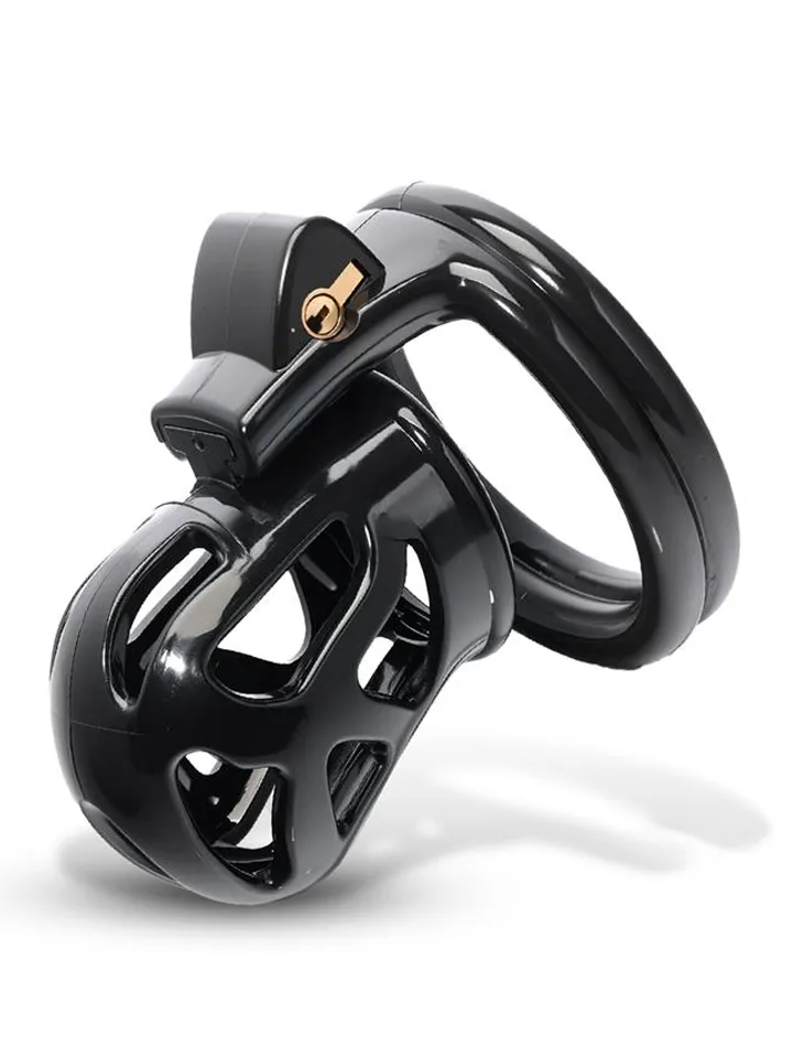 Block Chastity Cage With Internal Lock - Skaistybės narvas 1 [full]