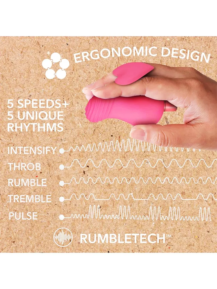 Blush Novelties Eco Love Finger Vibrator - Piršto vibratorius 3 [full]