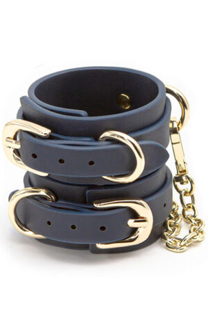 Bondage Couture Hand Cuff Blue - Antrankiai 1