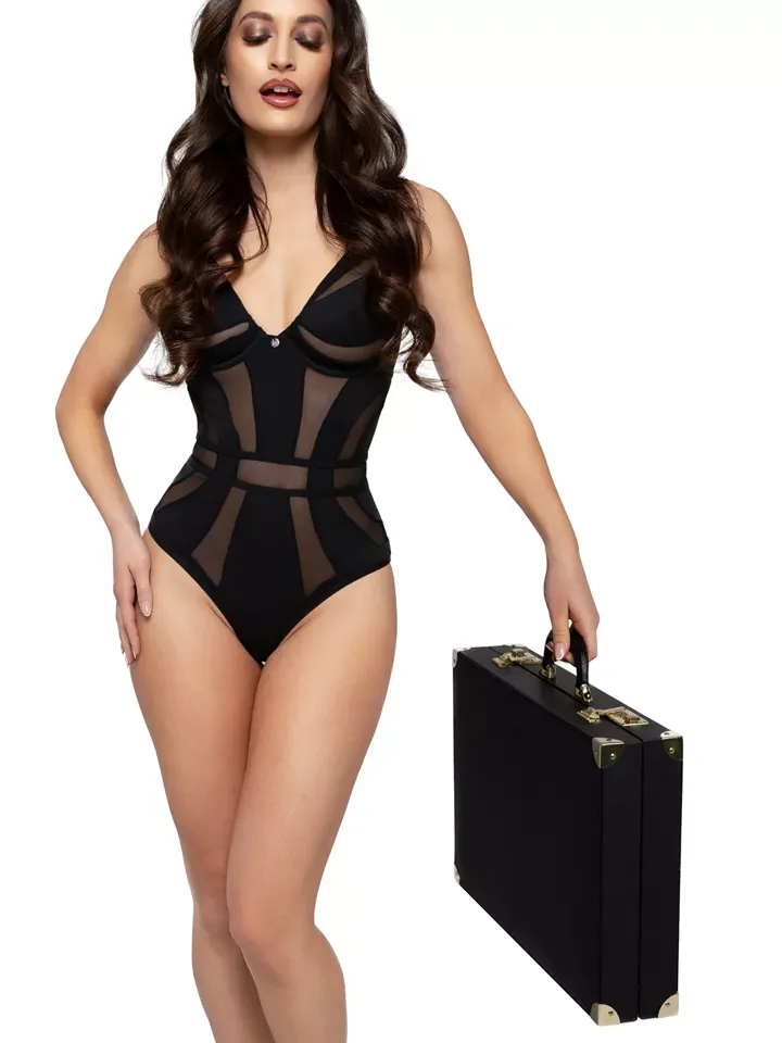 Bondage Suitcase 13-pcs PU Leather - Vergavimo rinkinys 3 [full]