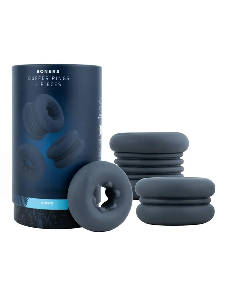Boners Buffer Rings 3-pack - Gaidžio žiedo rinkinys 1 [full]