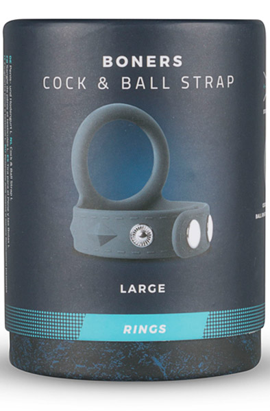 Boners Cock & Ball Strap L - Varpos ir kapšelio žiedai 5