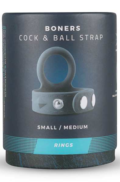 Boners Cock & Ball Strap S/M - Varpos ir kapšelio žiedai 5