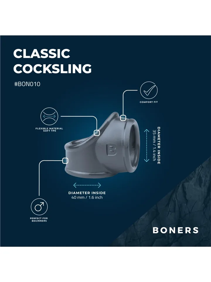 Boners Cocksling Grey - Varpos ir kapšelio žiedai 2 [full]
