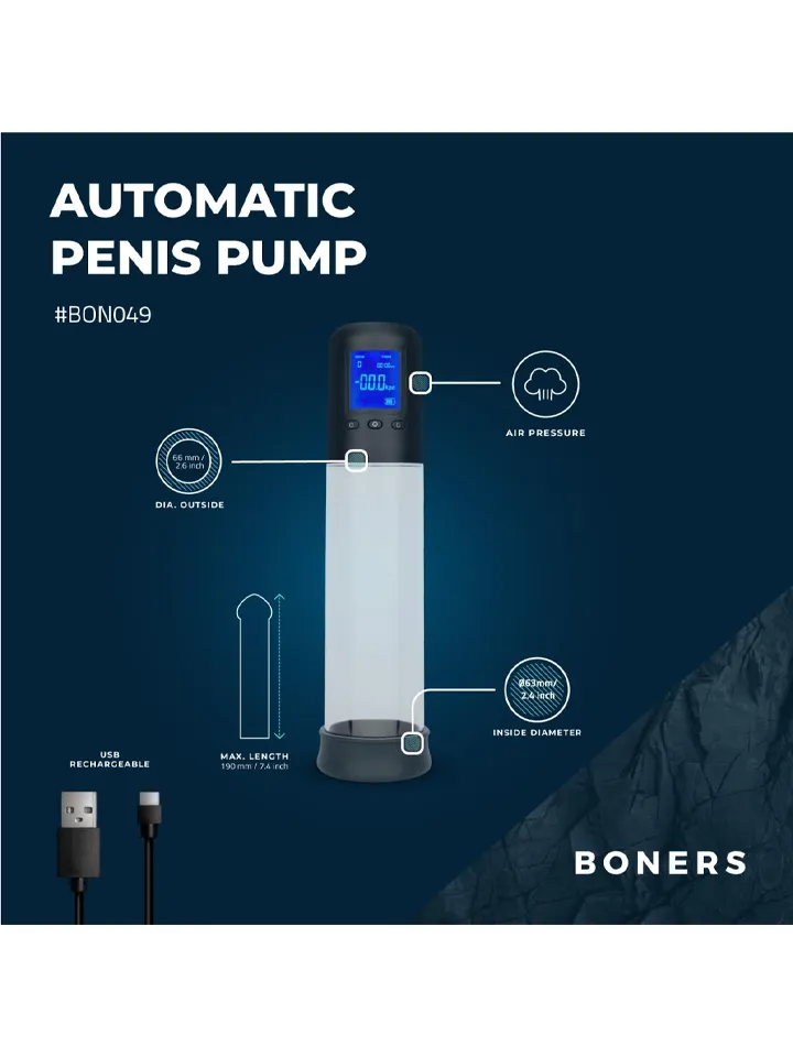 Boners Penis Pump With LCD Screen - Varpos siurblys 2 [full]