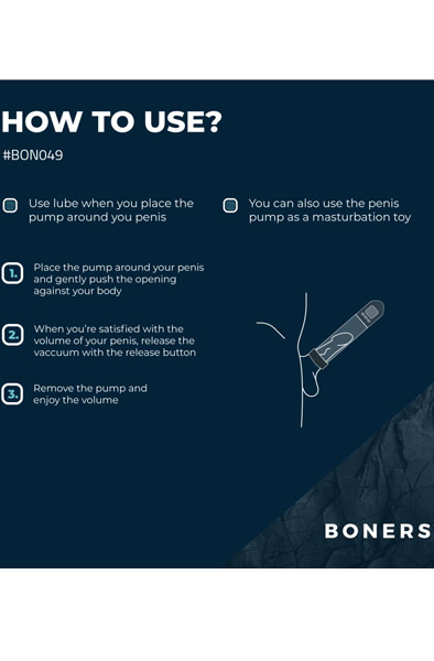 Boners Penis Pump With LCD Screen - Varpos siurblys 3