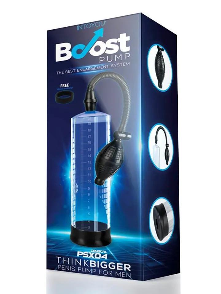 Boost Manual Penis Pump Crystal - Varpos siurblys 1 [full]