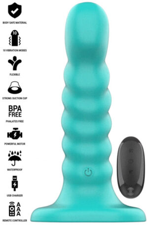 Buffy Vibrator Spiral 10 Vibrations Remote Control - Vibruojantis dildo 1