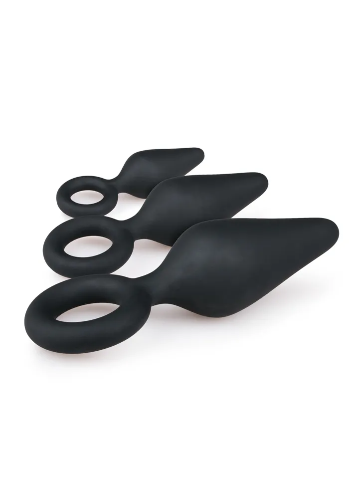 Buttplug Set With Pull Ring - Analinis kištuko rinkinys 2 [full]