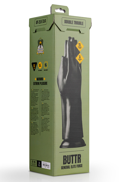 Buttr Double Trouble Fisting Dildo 28 cm - Kumščio ranka 4