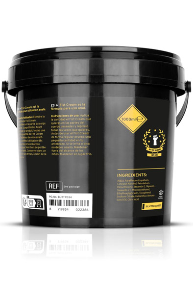 Buttr Fisting Cream XXL Bucket 1000 ml - Kumščiavimas/analinis tepalas 3