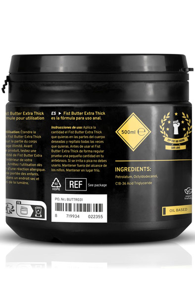 Buttr Fisting Gel Extra Thick 500 ml - Kumščiavimas/analinis tepalas 3