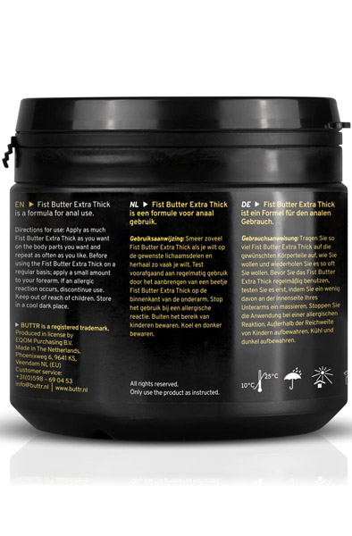 Buttr Fisting Gel Extra Thick 500 ml - Kumščiavimas/analinis tepalas 4