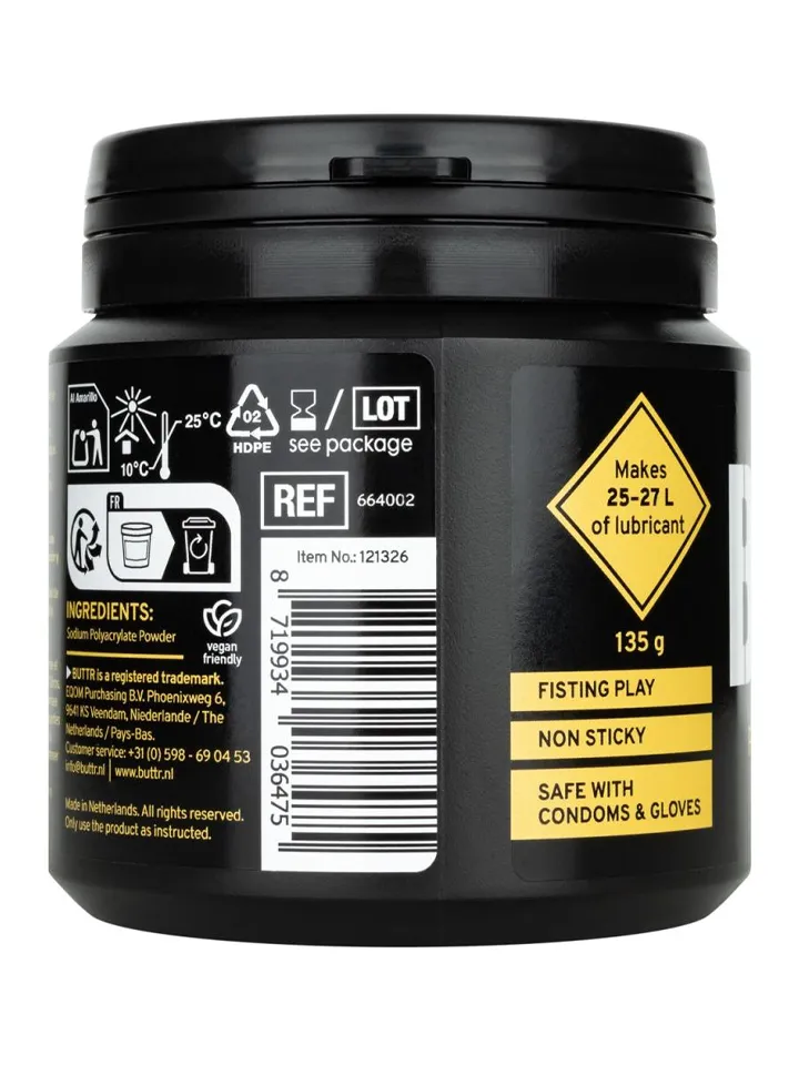 Buttr Powdered Lube Lubricant 135g - Kumščiavimas/analinis tepalas 4 [full]