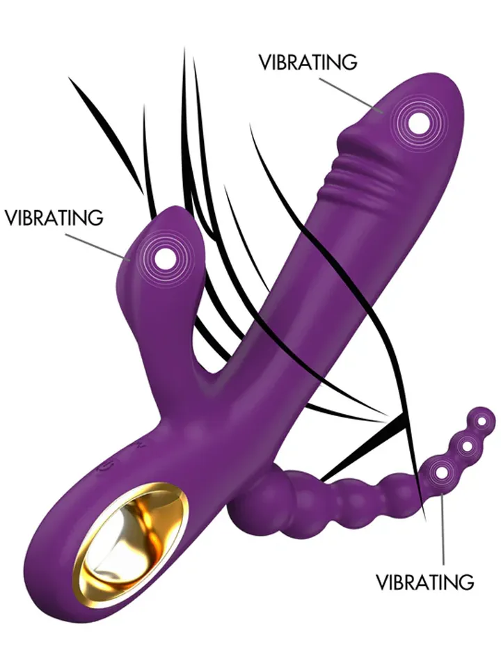 Caleona Triple Temptation - Triušio vibratorius 2