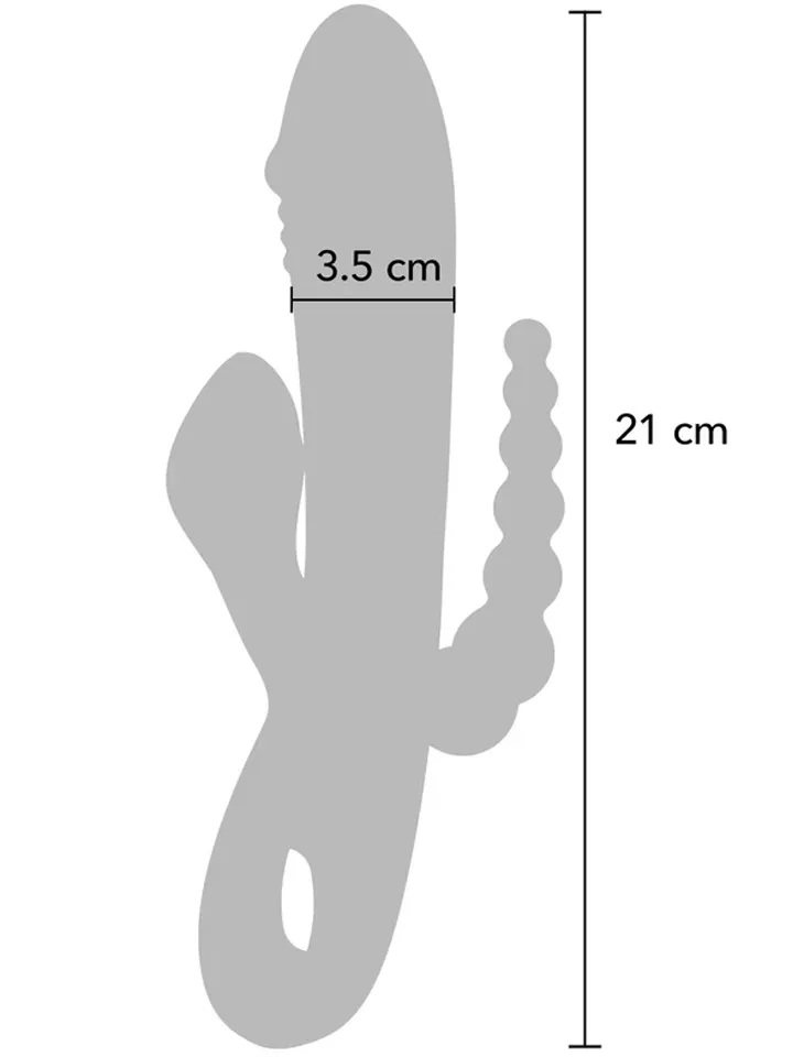 Caleona Triple Temptation - Triušio vibratorius 3