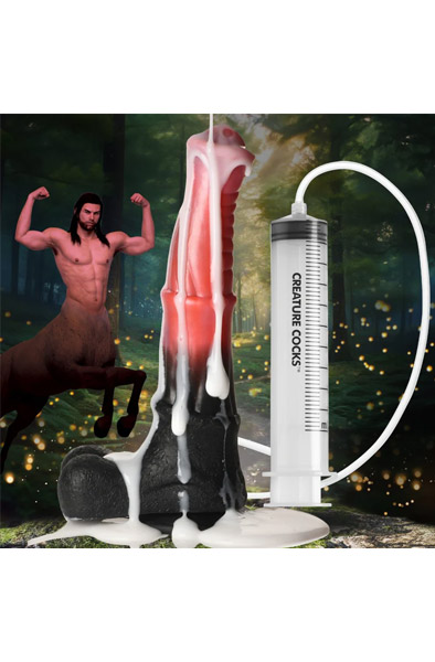 Centaur Explosion Squirting Silicone Dildo 24,5 cm - Dragon dildo 3