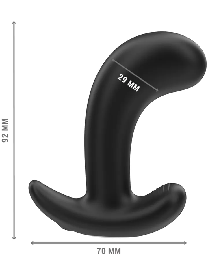 Chandler Anal Plug 10 Vibrations Remote - Vibruojantis analinis kištukas 3