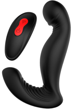 Cheeky Love Swirling P-pleaser Black - Nuotolinio valdymo prostatos vibratorius 1