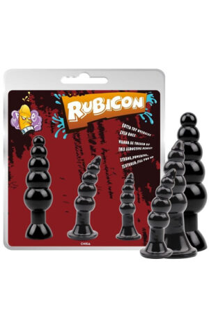 Chisa Novelties Rubicon Butt Plug Kit - Analinis kištuko rinkinys 1