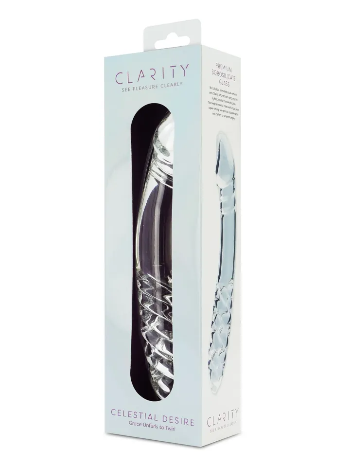 Clarity Celestial Desire Glass Dildo - Stiklas dildo 3 [full]
