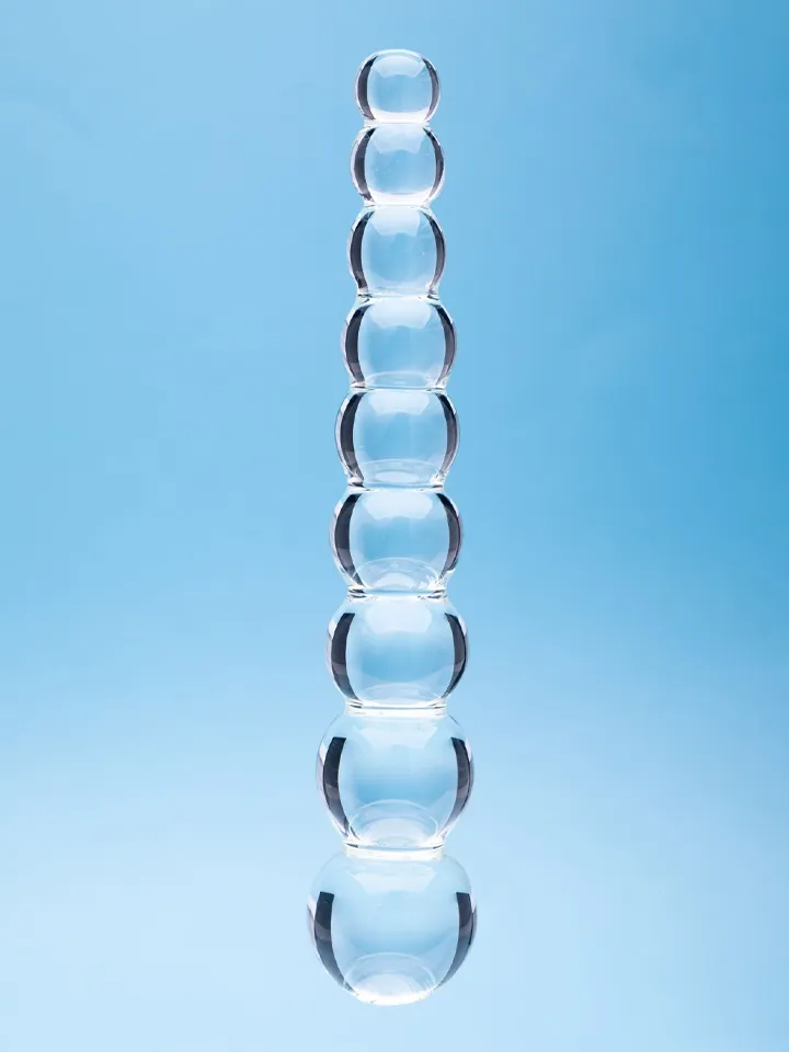 Clarity Elysian Pearls Glass Dildo - Stiklas dildo 2 [full]
