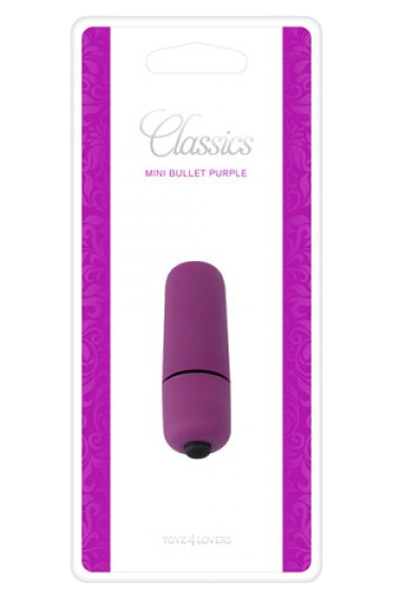 Classic Mini Bullet Purple - Kulkos vibratorius 3