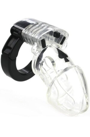 Clear Adjustable Chastity Cage - Skaistybės narvas 1