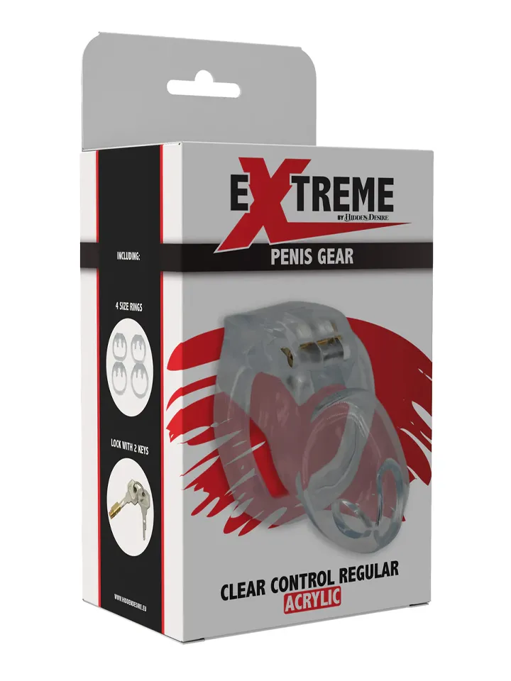 Clear Control Cock Cage Regular - Skaistybės narvas 5 [full]