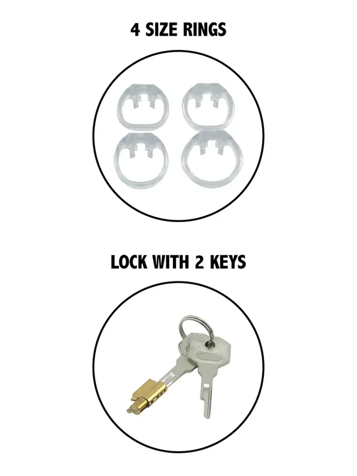 Clear Control Cock Cage Short - Skaistybės narvas 4 [full]