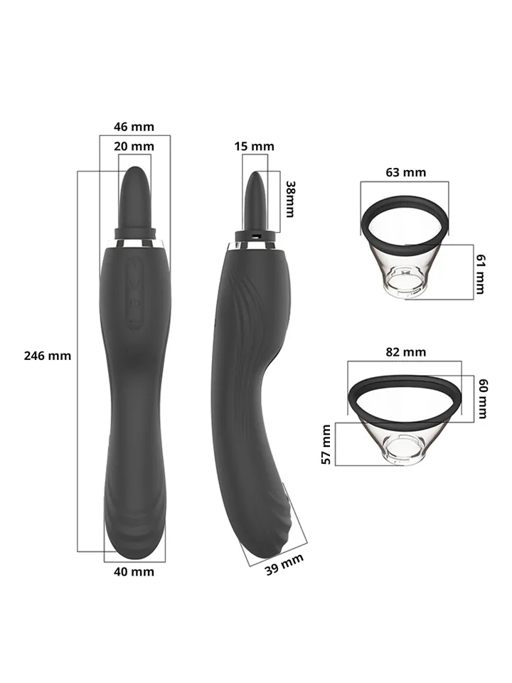 Clitoral Licking Pump With G-Spot Vibrator - Vibratorius 4 [full]