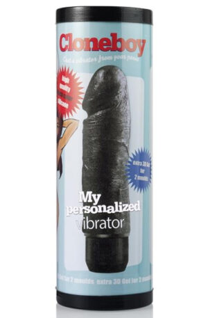 Cloneboy Dildo With Vibration Black - Klonas-a-willy rinkinys 1