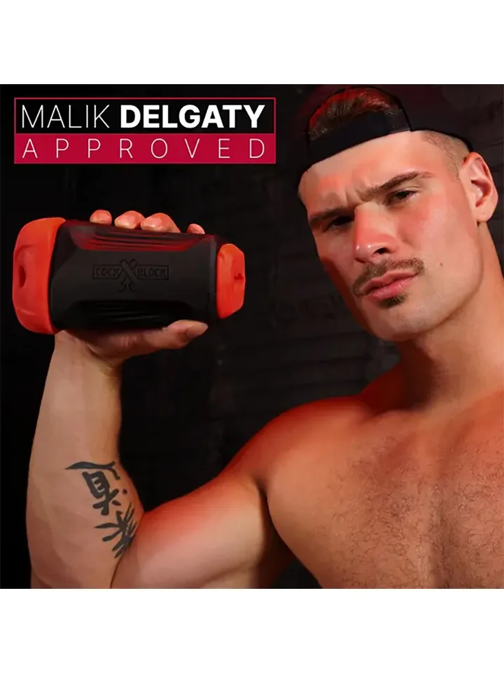 CockBlock Male Couple Double Penetration Masturbator - Dvigubas masturbatorius 4 [full]