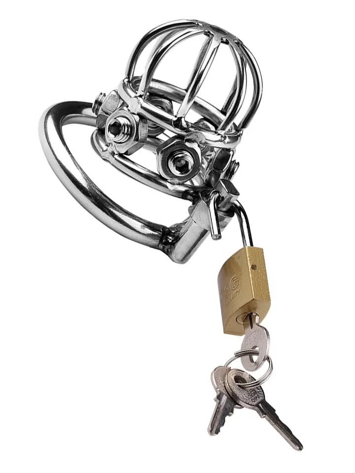 Cocklock Spike Cock Metal Chastity Cage 45 mm - Skaistybės narvas 2 [full]