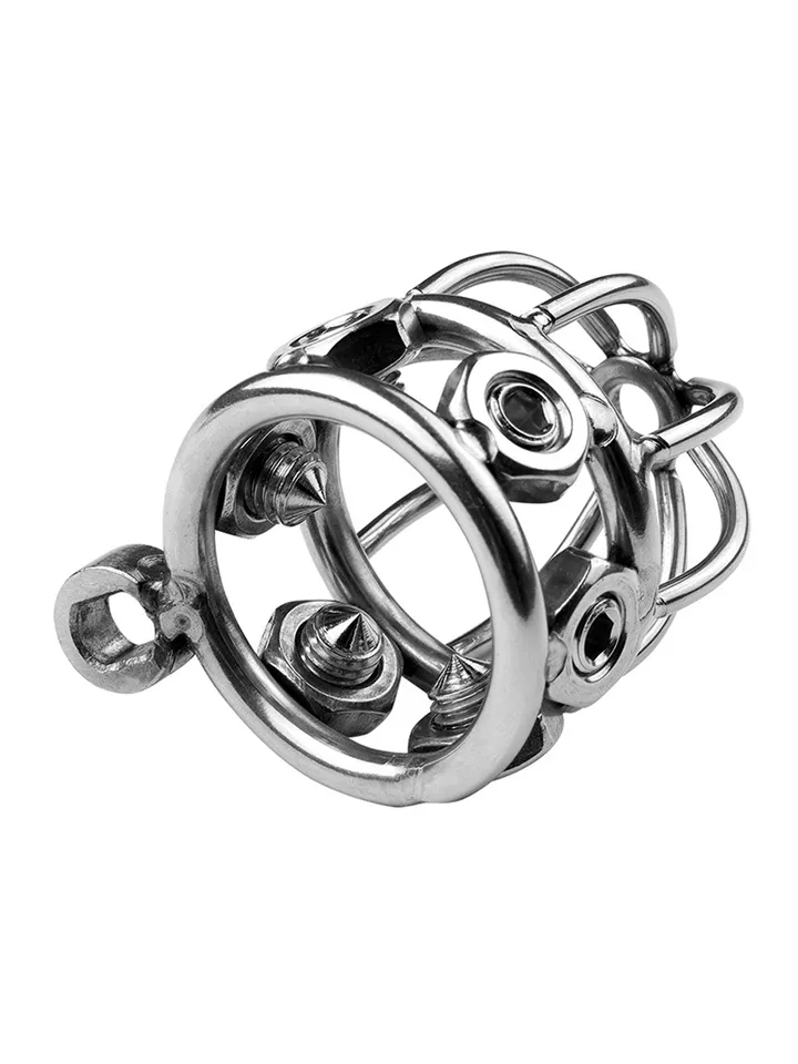 Cocklock Spike Cock Metal Chastity Cage 45 mm - Skaistybės narvas 3 [full]
