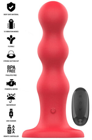 Cody Vibrator 10 Modes Remote Control - Vibruojantis dildo 1