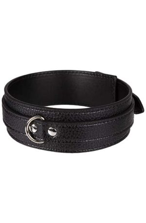 Collar with Leash Black - Apykaklė 1