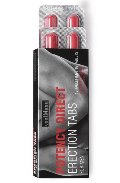 CoolMann Male Potency Direct 16tabs - Potencinės tabletės 1