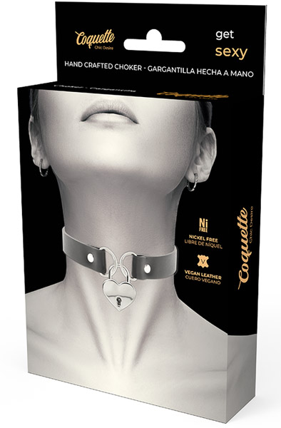Coquette Choker Keys Heart - BDSM Dūsintuvas (Chokeris) 3