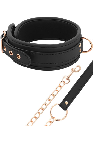 Coquette Fantasy Vegan Leather Collar - Apykaklė ir pavadėlis 2