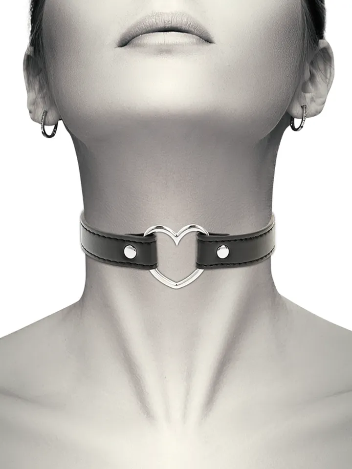 Coquette Hand Crafted Choker Heart - BDSM Dūsintuvas (Chokeris) 1 [full]