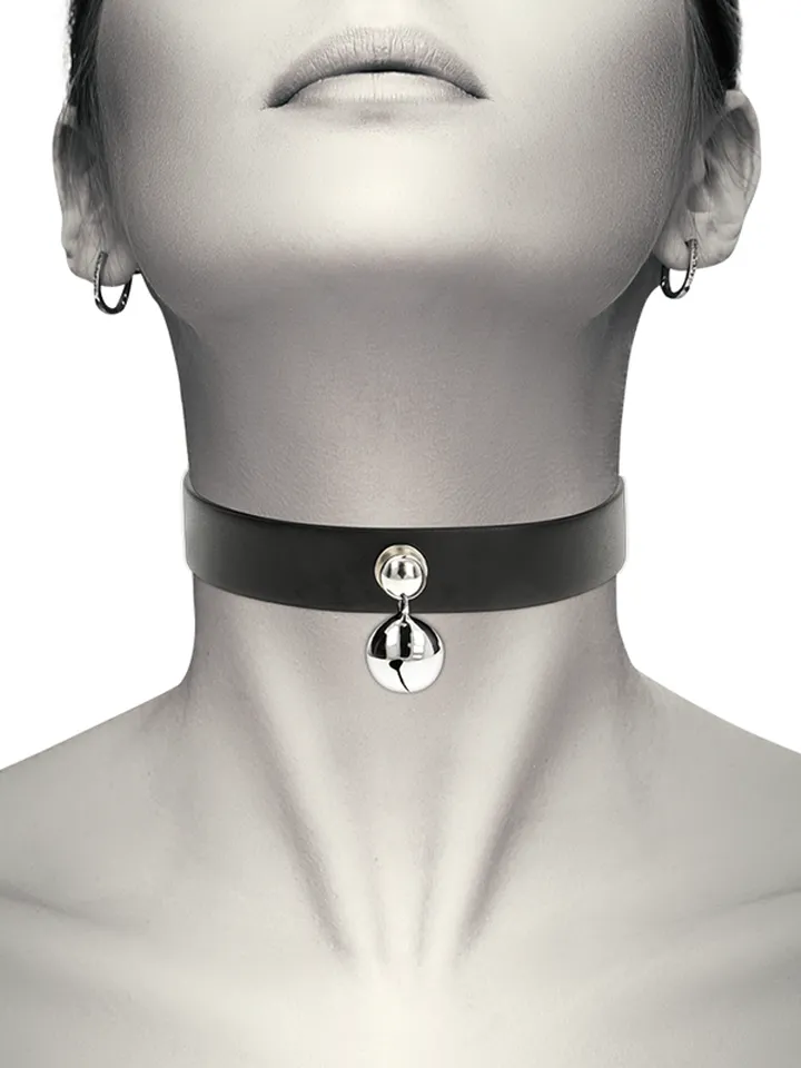 Coquette Hand Crafted Choker Jingle Bell - BDSM Dūsintuvas (Chokeris) 1 [full]
