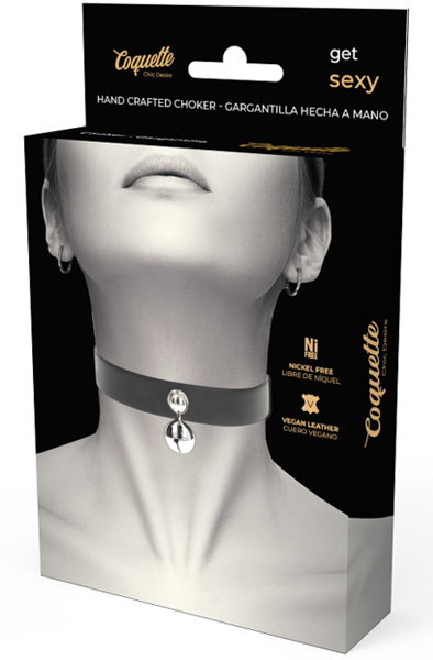 Coquette Hand Crafted Choker Jingle Bell - BDSM Dūsintuvas (Chokeris) 3